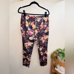 Vintage Mango Floral Print Pants